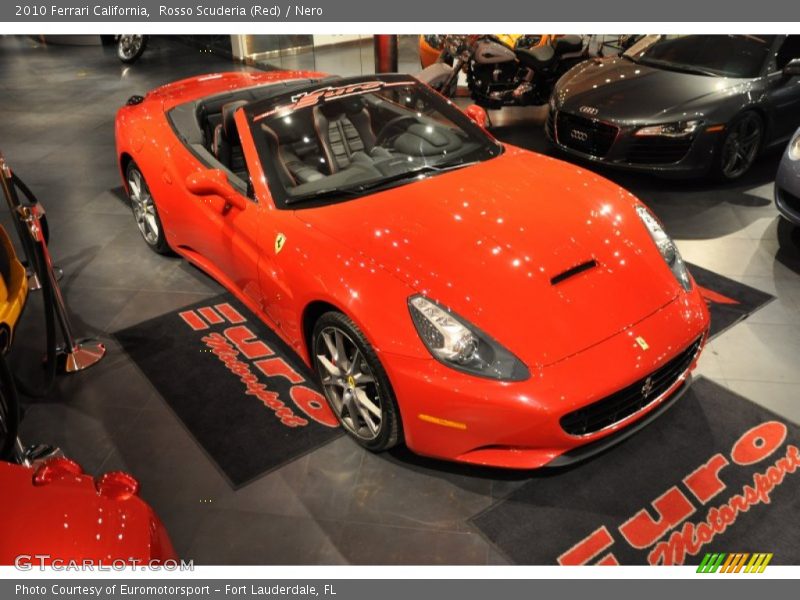 Rosso Scuderia (Red) / Nero 2010 Ferrari California