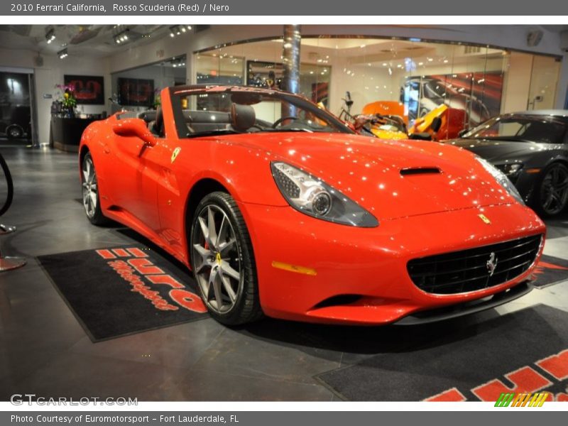 Rosso Scuderia (Red) / Nero 2010 Ferrari California