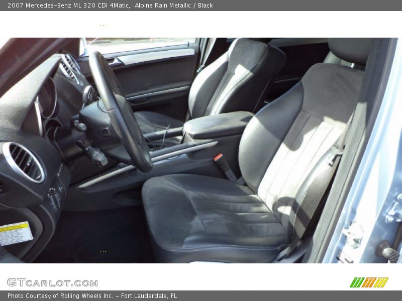 Front Seat of 2007 ML 320 CDI 4Matic