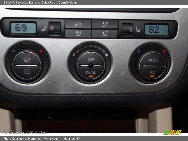 Salsa Red / Cornsilk Beige 2009 Volkswagen Eos Lux
