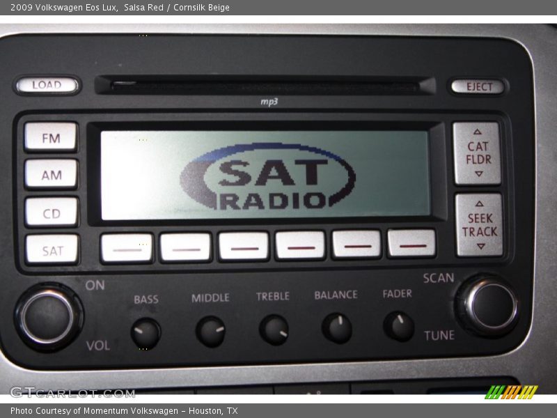 Salsa Red / Cornsilk Beige 2009 Volkswagen Eos Lux