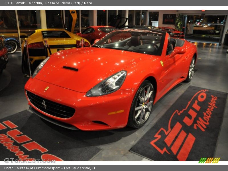 Rosso Scuderia (Red) / Nero 2010 Ferrari California