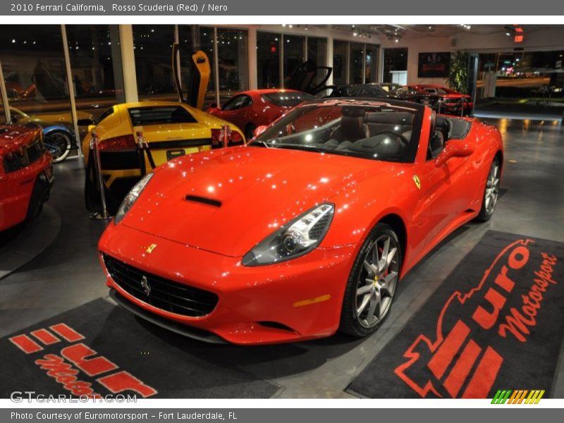 Rosso Scuderia (Red) / Nero 2010 Ferrari California