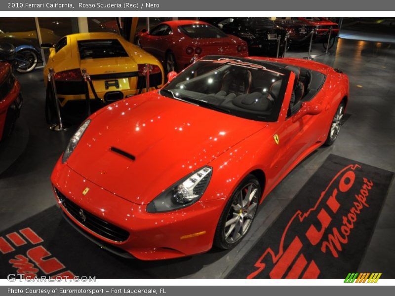 Rosso Scuderia (Red) / Nero 2010 Ferrari California