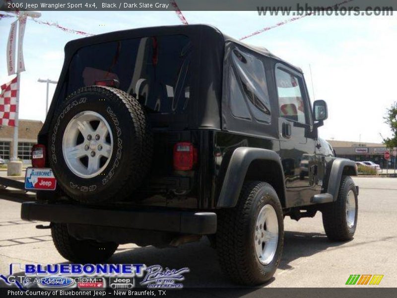 Black / Dark Slate Gray 2006 Jeep Wrangler Sport 4x4