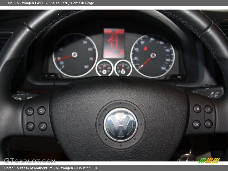 Salsa Red / Cornsilk Beige 2009 Volkswagen Eos Lux