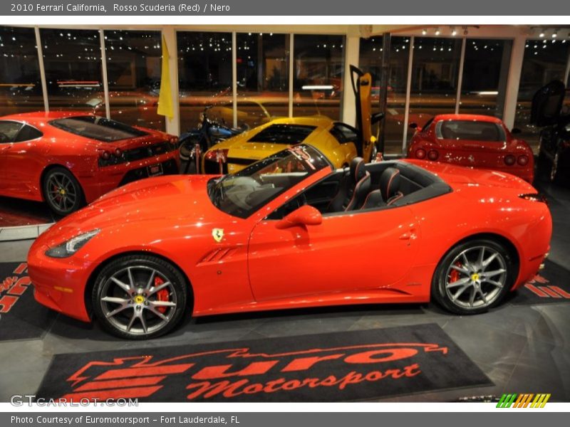Rosso Scuderia (Red) / Nero 2010 Ferrari California