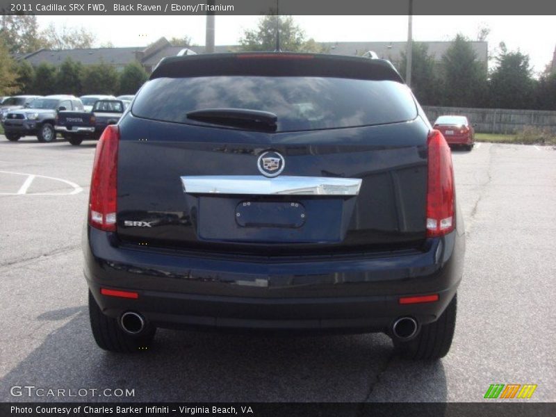 Black Raven / Ebony/Titanium 2011 Cadillac SRX FWD