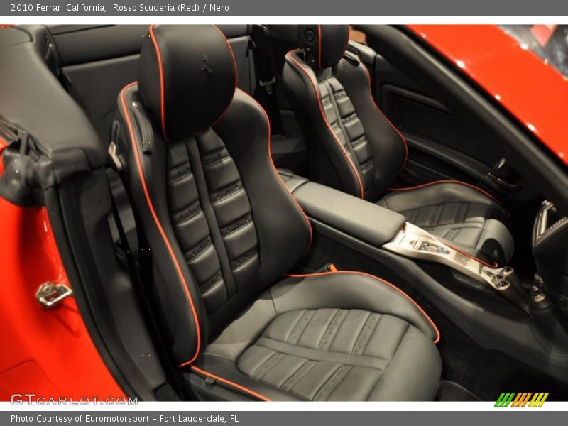 Front Seat of 2010 California 