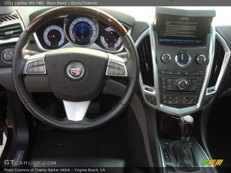 Black Raven / Ebony/Titanium 2011 Cadillac SRX FWD