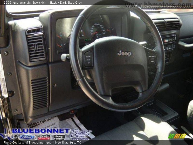 Black / Dark Slate Gray 2006 Jeep Wrangler Sport 4x4