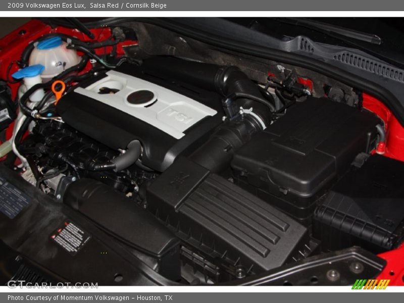 Salsa Red / Cornsilk Beige 2009 Volkswagen Eos Lux