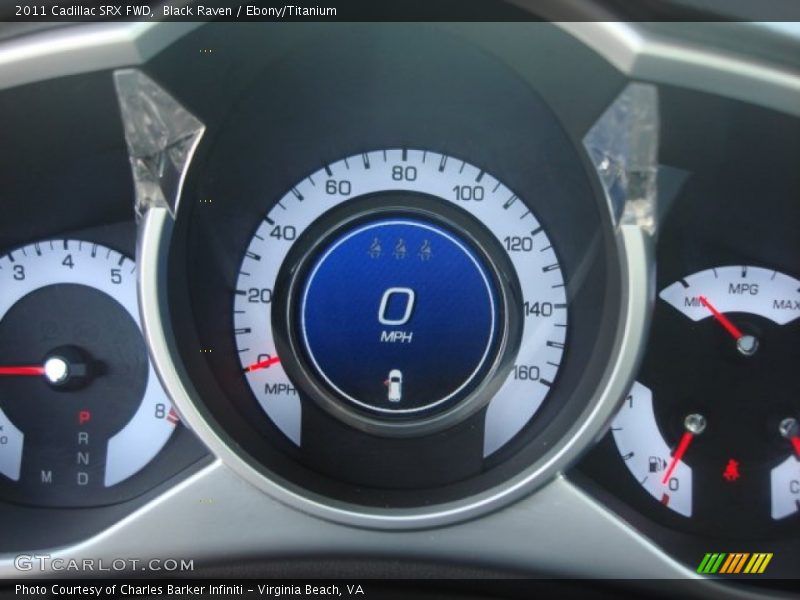 Black Raven / Ebony/Titanium 2011 Cadillac SRX FWD