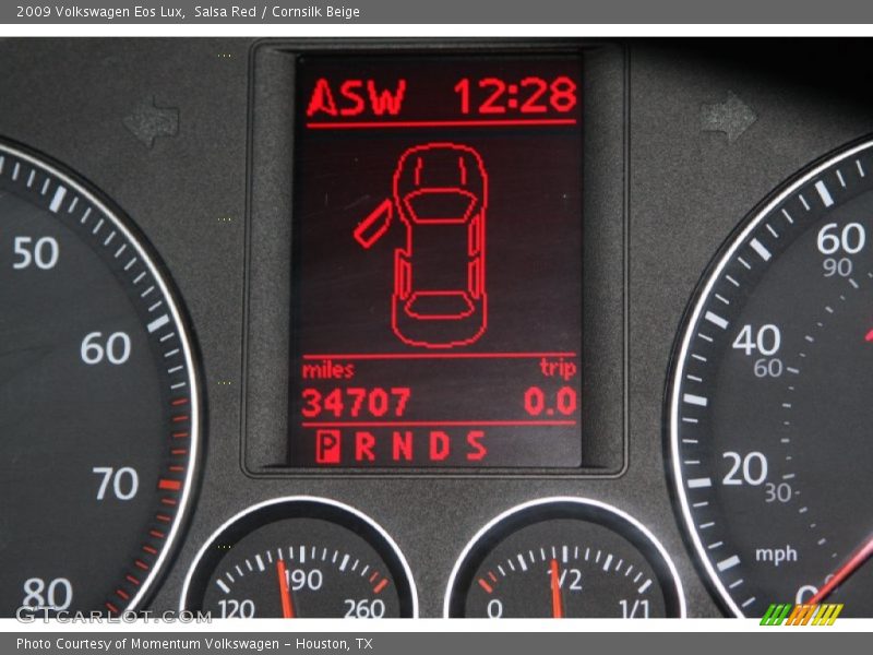 Salsa Red / Cornsilk Beige 2009 Volkswagen Eos Lux