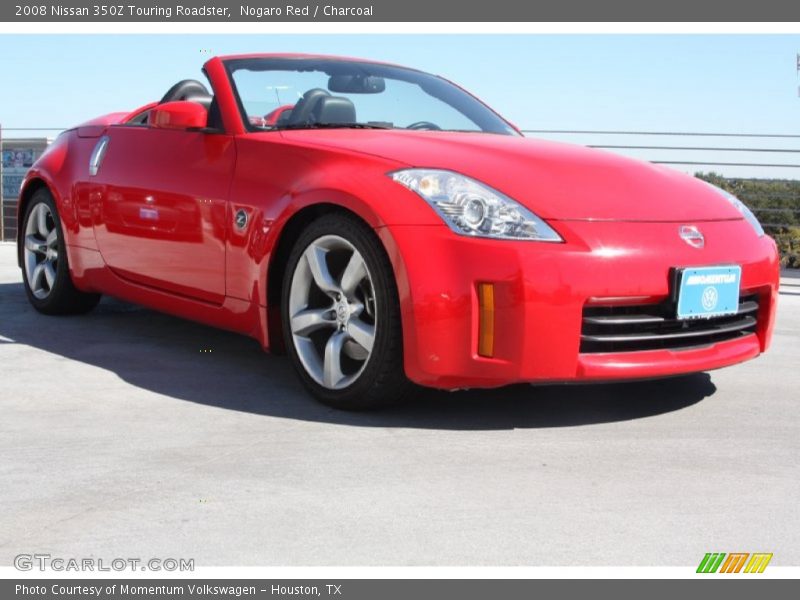 Nogaro Red / Charcoal 2008 Nissan 350Z Touring Roadster