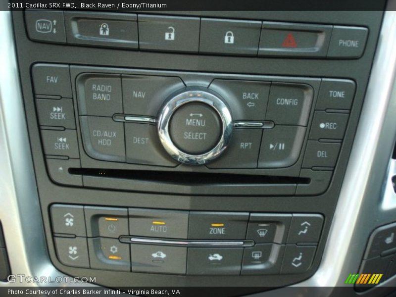 Black Raven / Ebony/Titanium 2011 Cadillac SRX FWD