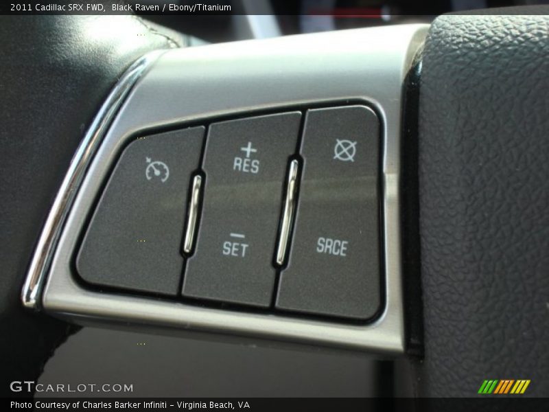 Black Raven / Ebony/Titanium 2011 Cadillac SRX FWD