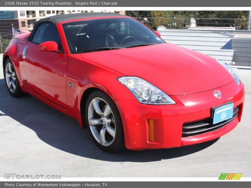 Nogaro Red / Charcoal 2008 Nissan 350Z Touring Roadster