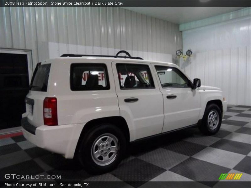 Stone White Clearcoat / Dark Slate Gray 2008 Jeep Patriot Sport