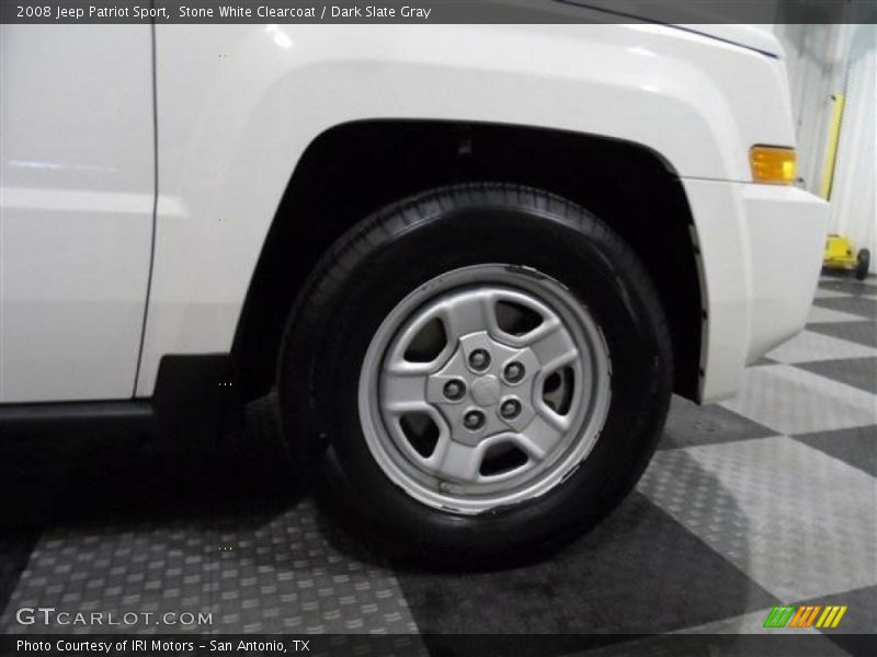 Stone White Clearcoat / Dark Slate Gray 2008 Jeep Patriot Sport