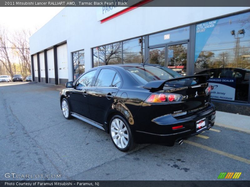 Tarmac Black Pearl / Black 2011 Mitsubishi Lancer RALLIART AWD