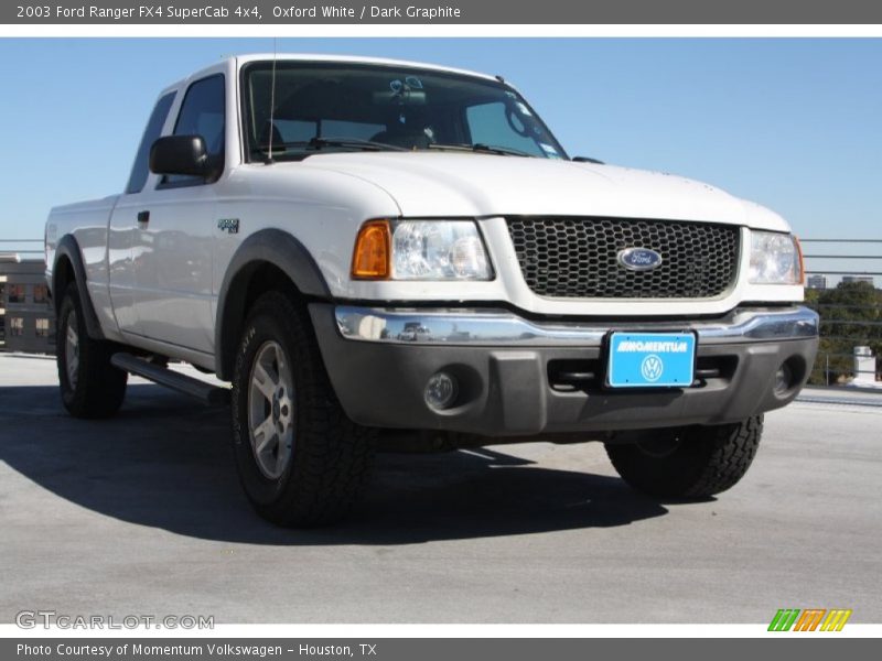 Oxford White / Dark Graphite 2003 Ford Ranger FX4 SuperCab 4x4