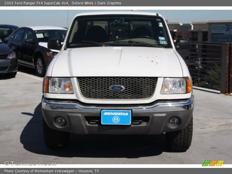 Oxford White / Dark Graphite 2003 Ford Ranger FX4 SuperCab 4x4