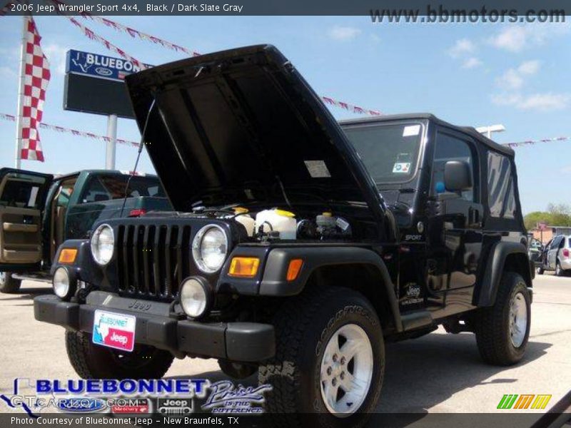 Black / Dark Slate Gray 2006 Jeep Wrangler Sport 4x4