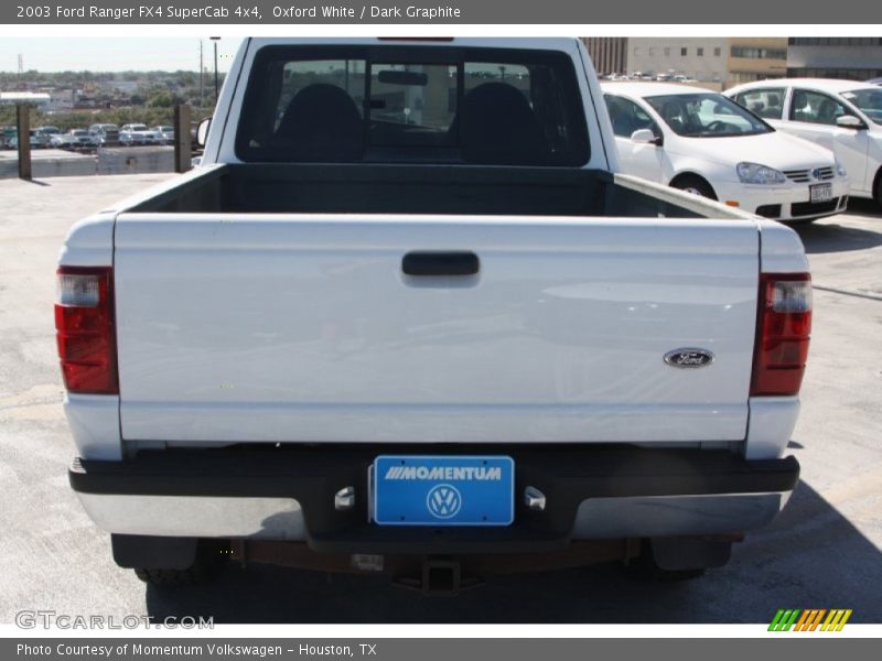 Oxford White / Dark Graphite 2003 Ford Ranger FX4 SuperCab 4x4