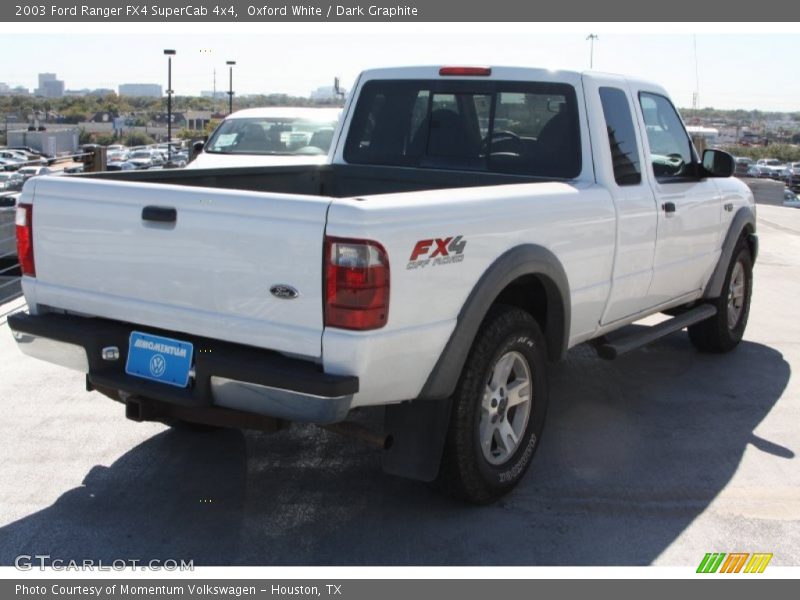 Oxford White / Dark Graphite 2003 Ford Ranger FX4 SuperCab 4x4