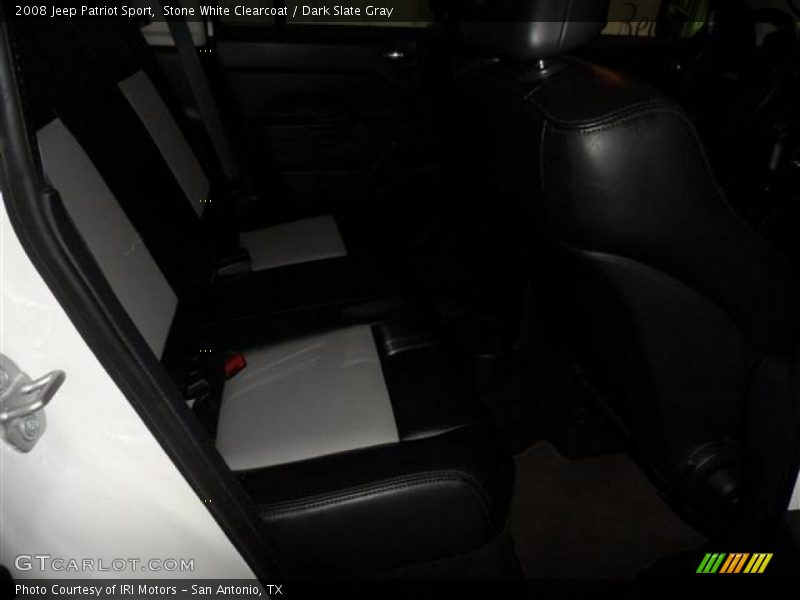 Stone White Clearcoat / Dark Slate Gray 2008 Jeep Patriot Sport