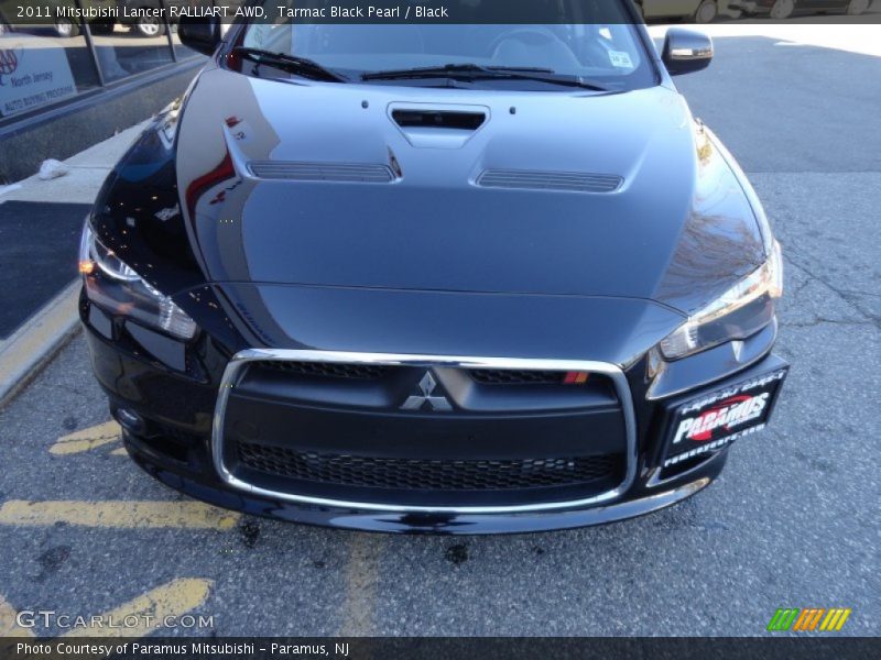 Tarmac Black Pearl / Black 2011 Mitsubishi Lancer RALLIART AWD