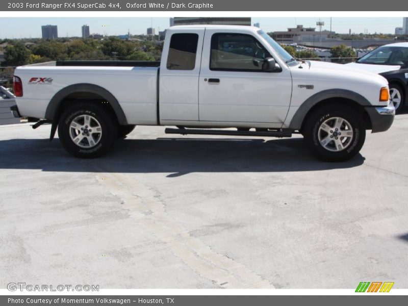Oxford White / Dark Graphite 2003 Ford Ranger FX4 SuperCab 4x4