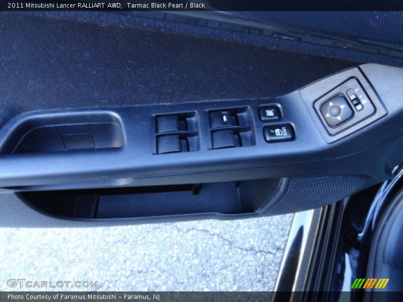 Tarmac Black Pearl / Black 2011 Mitsubishi Lancer RALLIART AWD