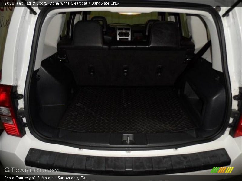 Stone White Clearcoat / Dark Slate Gray 2008 Jeep Patriot Sport