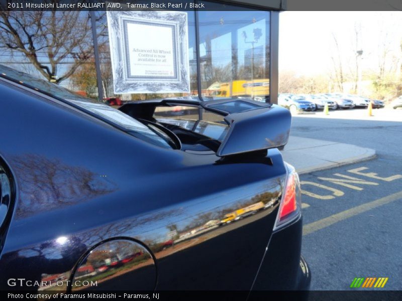 Tarmac Black Pearl / Black 2011 Mitsubishi Lancer RALLIART AWD