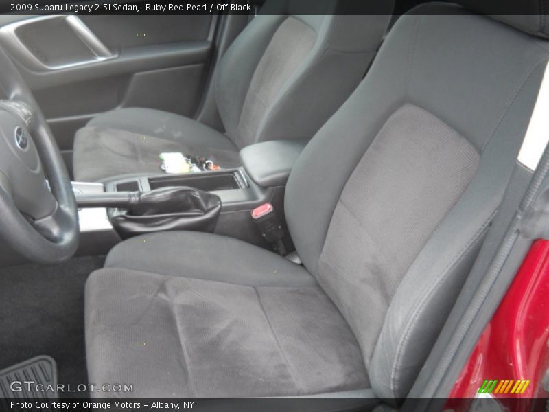 Ruby Red Pearl / Off Black 2009 Subaru Legacy 2.5i Sedan