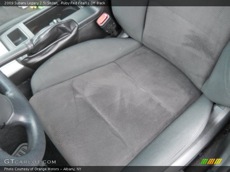 Ruby Red Pearl / Off Black 2009 Subaru Legacy 2.5i Sedan