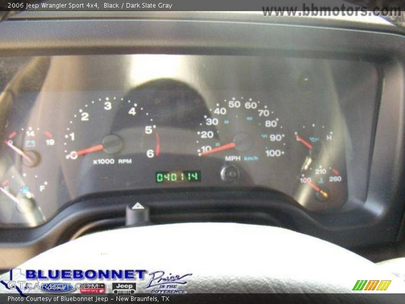 Black / Dark Slate Gray 2006 Jeep Wrangler Sport 4x4