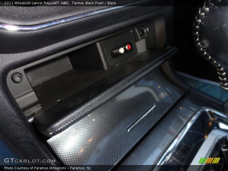 Tarmac Black Pearl / Black 2011 Mitsubishi Lancer RALLIART AWD