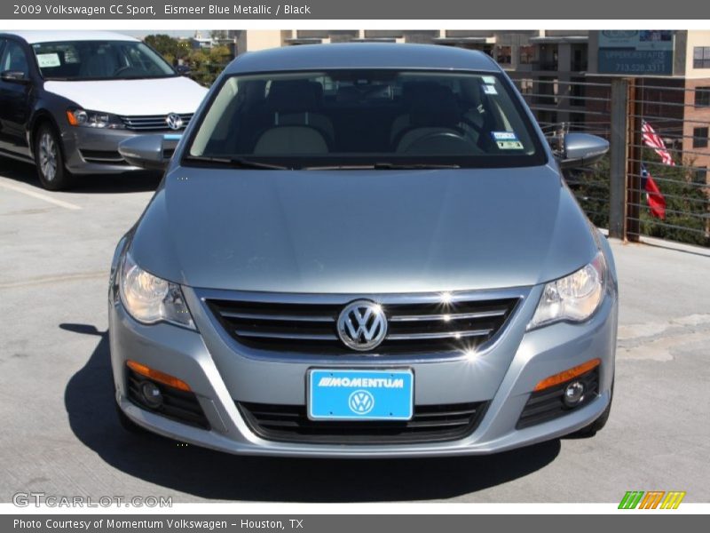 Eismeer Blue Metallic / Black 2009 Volkswagen CC Sport