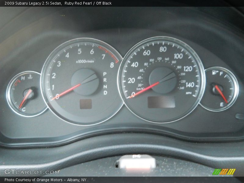 Ruby Red Pearl / Off Black 2009 Subaru Legacy 2.5i Sedan