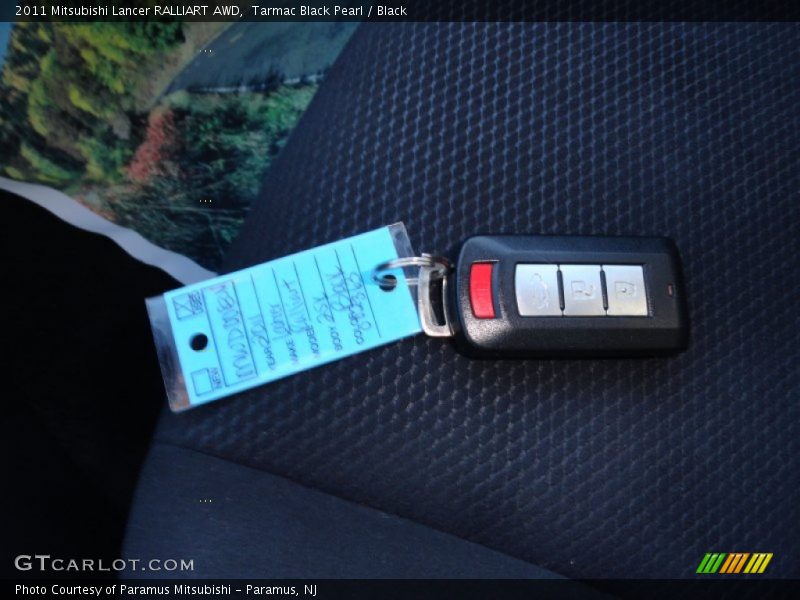 Tarmac Black Pearl / Black 2011 Mitsubishi Lancer RALLIART AWD