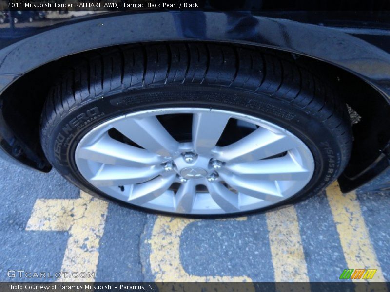 Tarmac Black Pearl / Black 2011 Mitsubishi Lancer RALLIART AWD