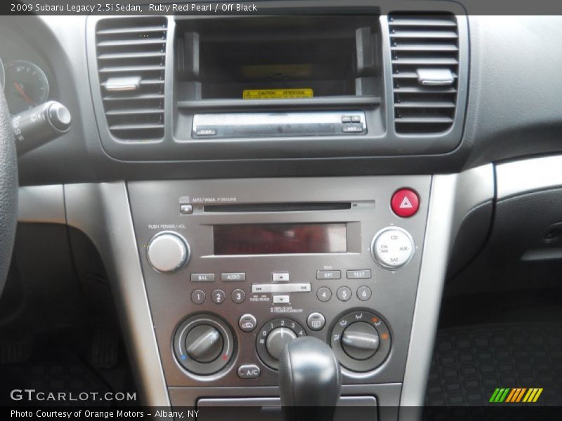 Ruby Red Pearl / Off Black 2009 Subaru Legacy 2.5i Sedan