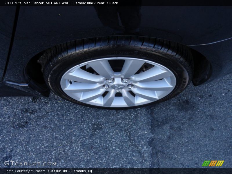 Tarmac Black Pearl / Black 2011 Mitsubishi Lancer RALLIART AWD