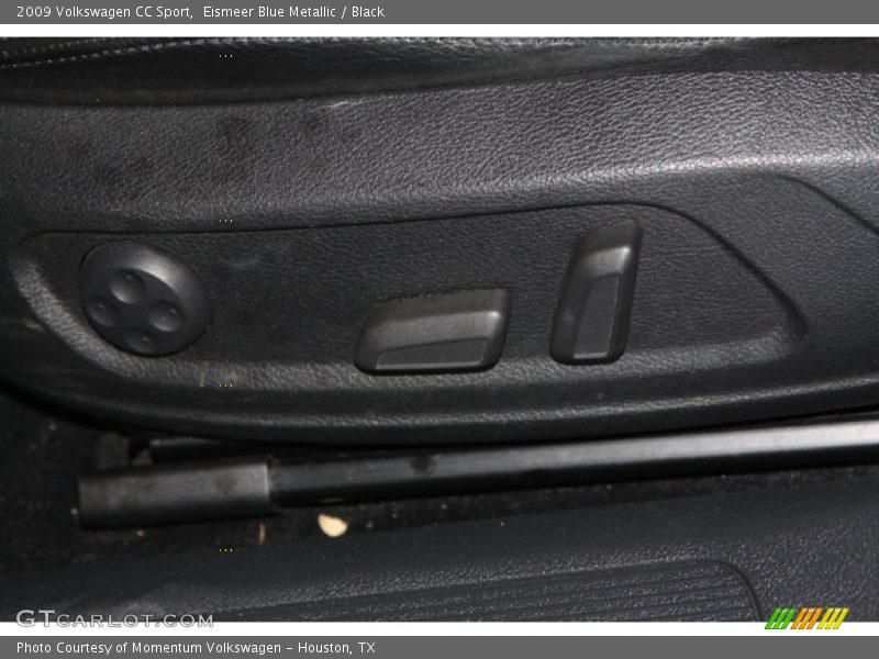 Eismeer Blue Metallic / Black 2009 Volkswagen CC Sport