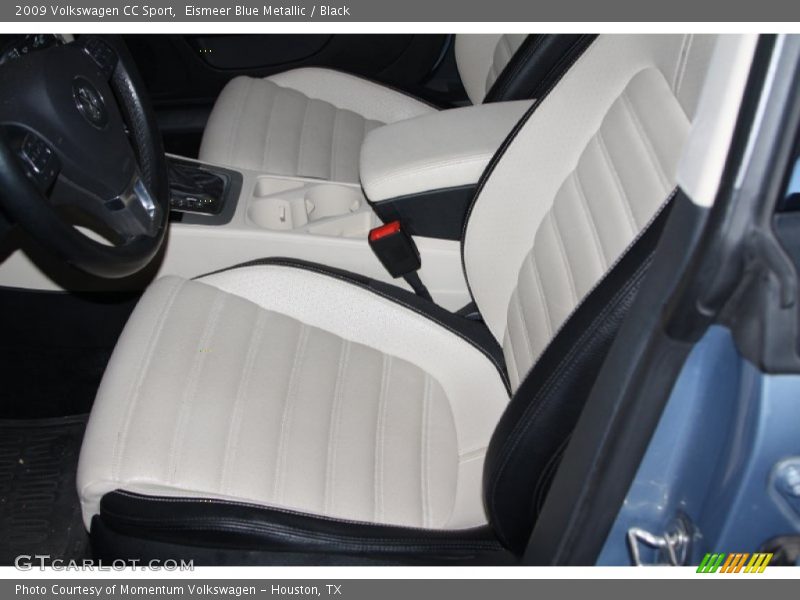 Eismeer Blue Metallic / Black 2009 Volkswagen CC Sport