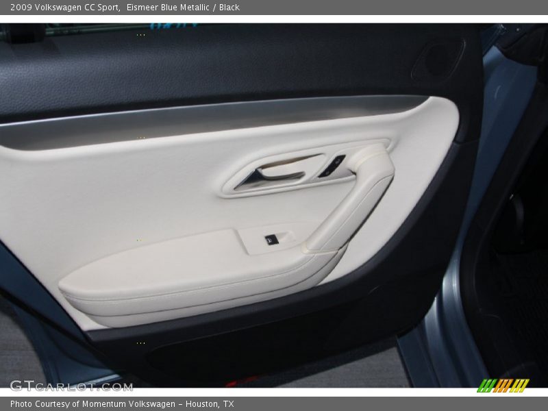 Eismeer Blue Metallic / Black 2009 Volkswagen CC Sport