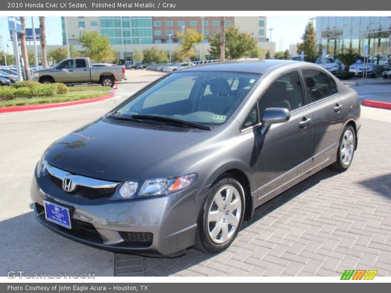 Polished Metal Metallic / Gray 2010 Honda Civic LX Sedan